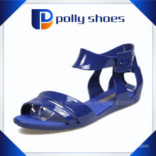 Hot Selling Comfortable Blue Flat Sandals for Girls